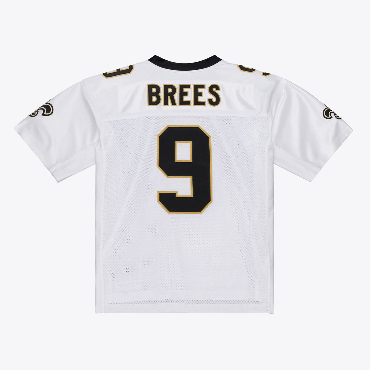 Men's New Orleans Saints Drew Brees Mitchell & Ness White Super Bowl XLIV Authentic Jersey