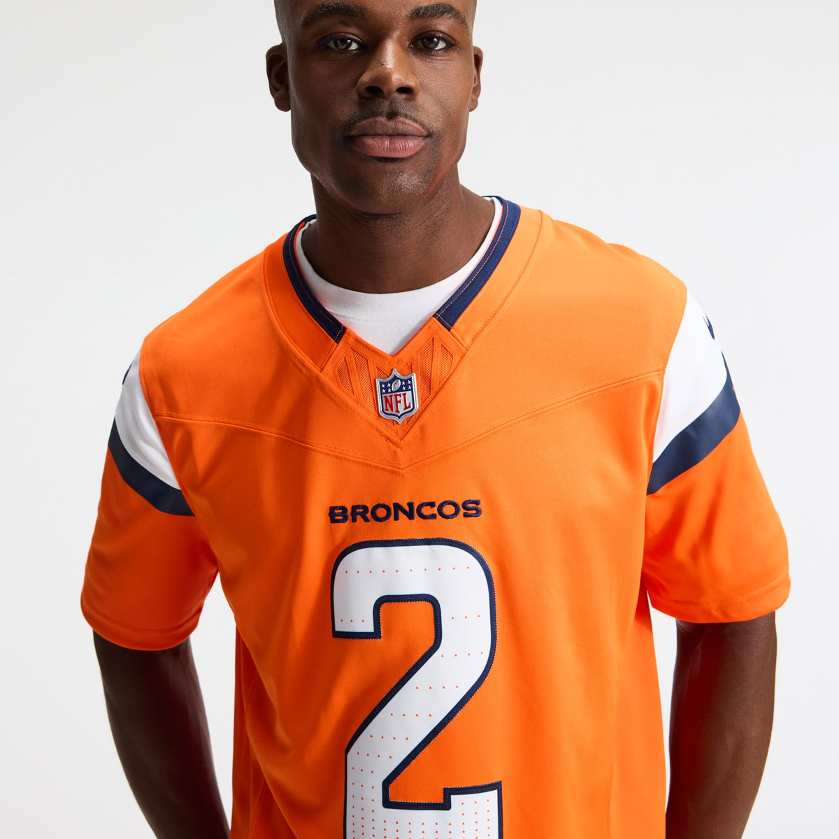 Men's Denver Broncos Pat Surtain II Nike Navy Alternate Vapor F.U.S.E. Stitched Limited Jersey