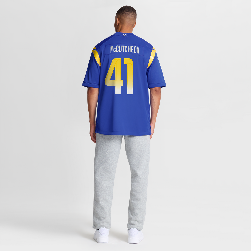 Men's Los Angeles Rams Cameron McCutcheon Nike Royal  Game Jersey