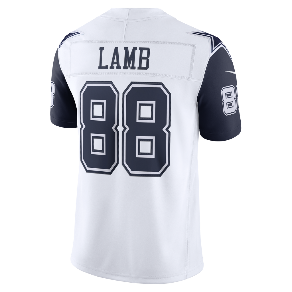 Men's Dallas Cowboys CeeDee Lamb Nike Navy Team Vapor F.U.S.E. Stitched Limited Jersey