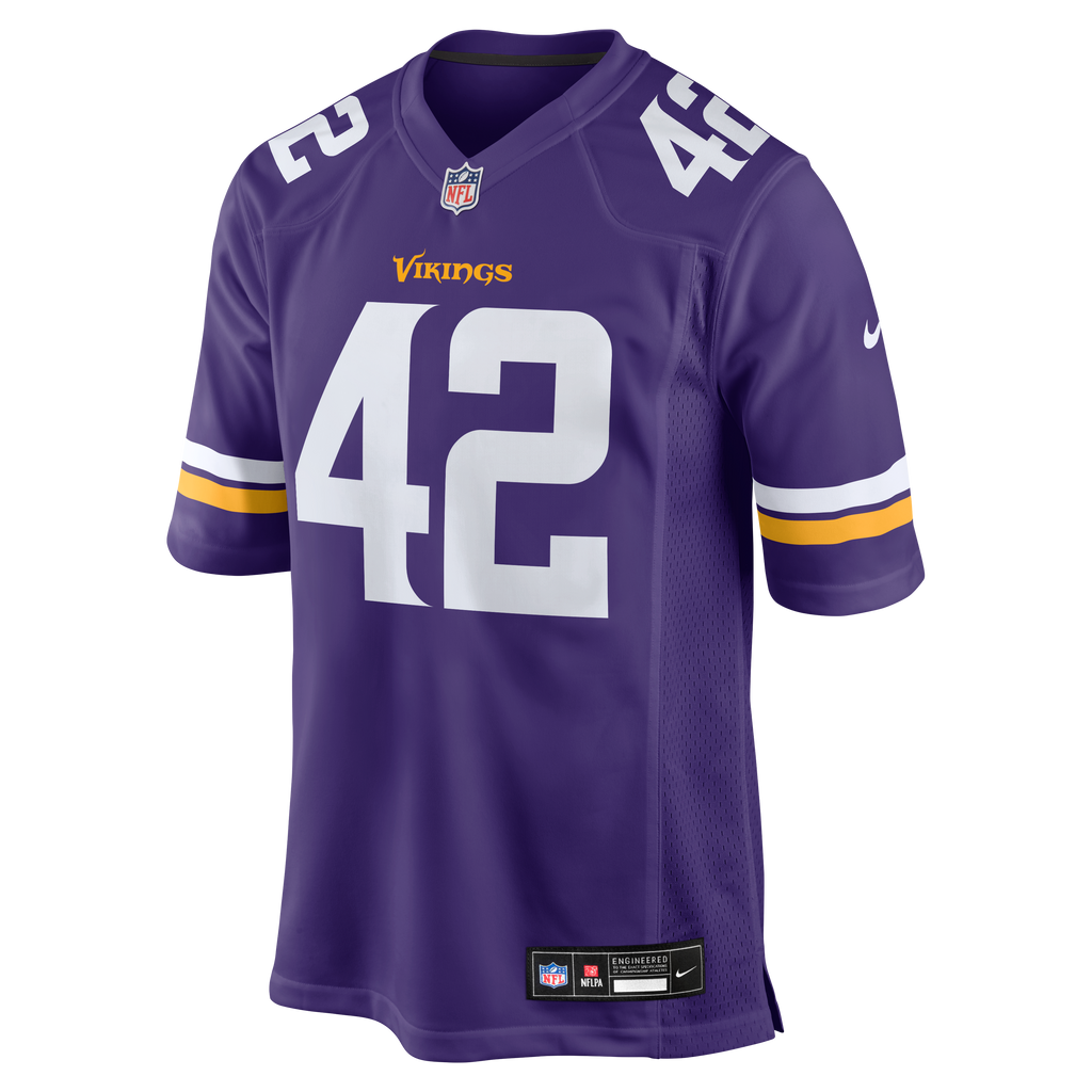 Men's Minnesota Vikings Andrew DePaola Nike Purple Game Jersey