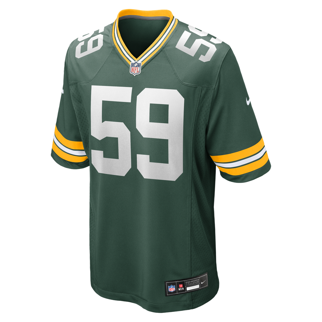 Men's Green Bay Packers Ty'Ron Hopper Nike  Green  Game Jersey