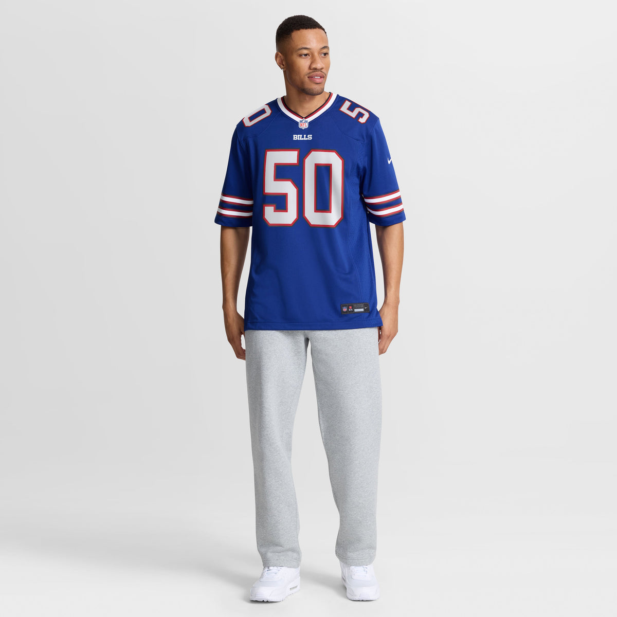Men's Buffalo Bills Otis Reese Nike Royal Team Game Jersey