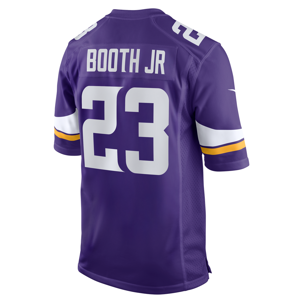 Men's Minnesota Vikings Andrew Booth Jr. Nike Purple Player Game Jersey