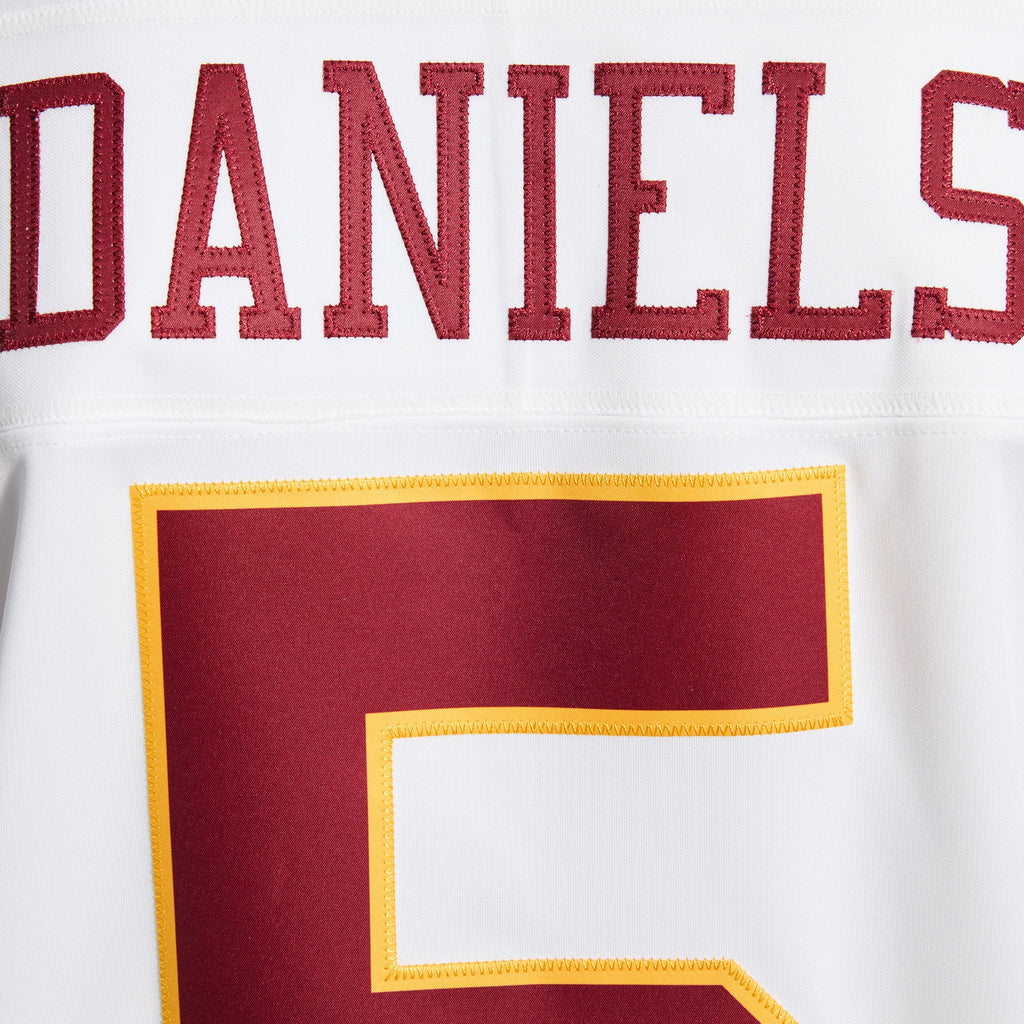 Men's Washington Commanders Jayden Daniels Nike Burgundy Team Vapor F.U.S.E. Stitched Limited Jersey