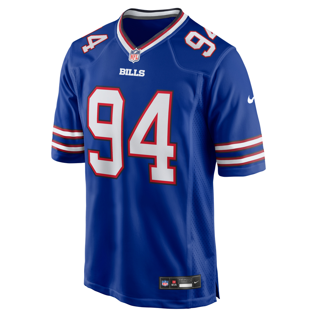 Men's Buffalo Bills Andrew Brown Nike  Royal  Game Jersey