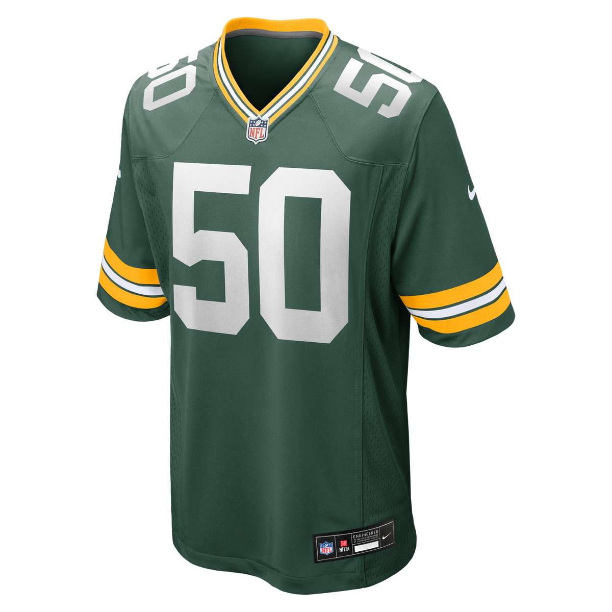 Men's Green Bay Packers Zach Tom Nike Green Game Player Jersey