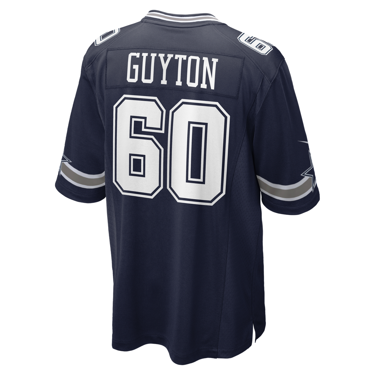 Men's Dallas Cowboys Tyler Guyton Nike Navy  Player Game Jersey
