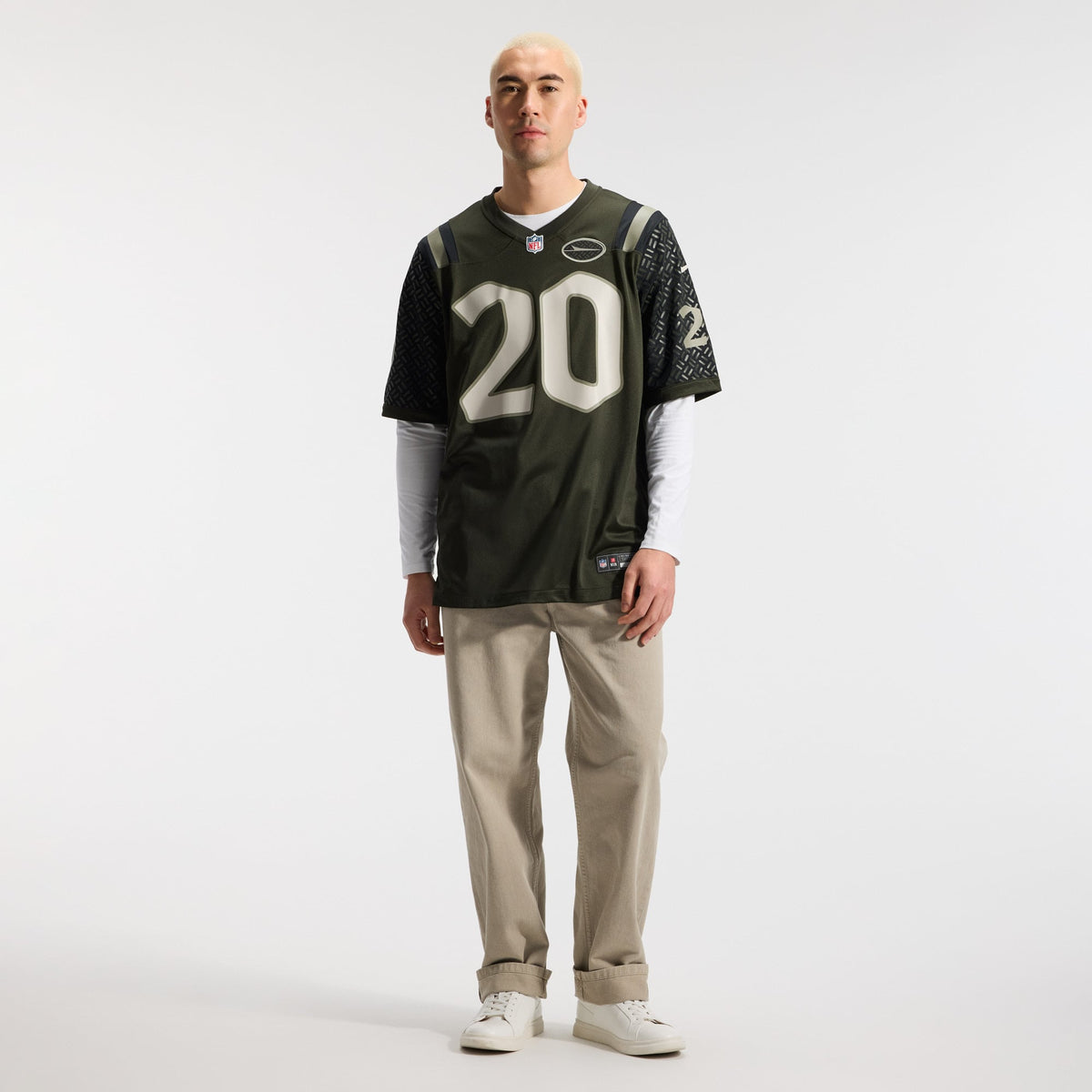 Men's New York Jets Breece Hall Nike Green Rivalries Collection Game Jersey