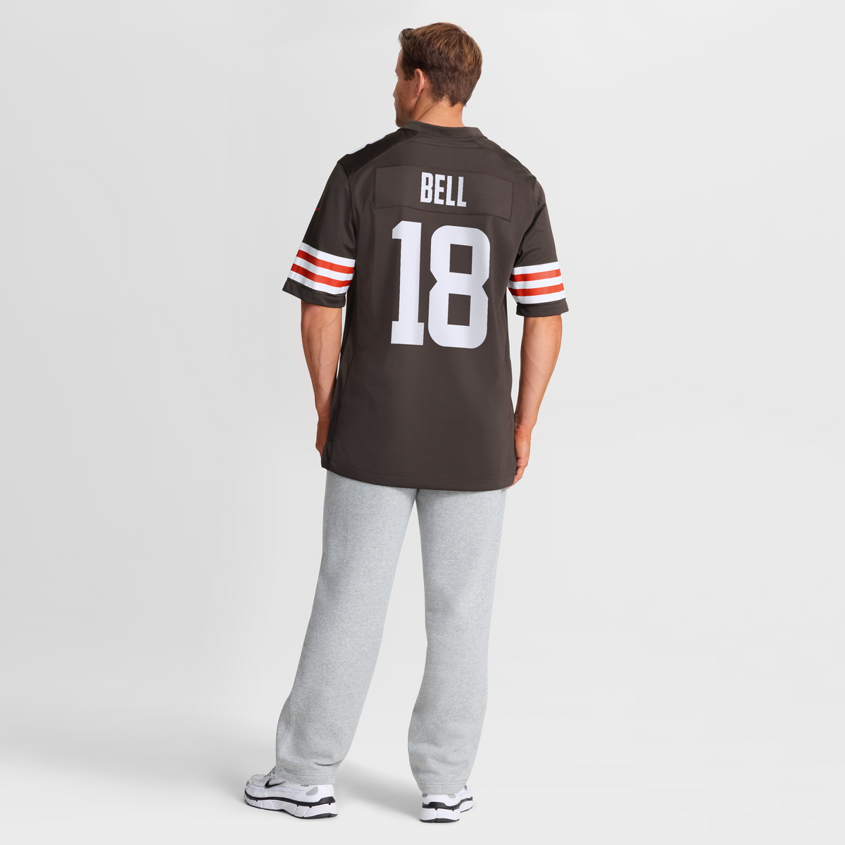 Men's Cleveland Browns David Bell Nike Brown Game Jersey