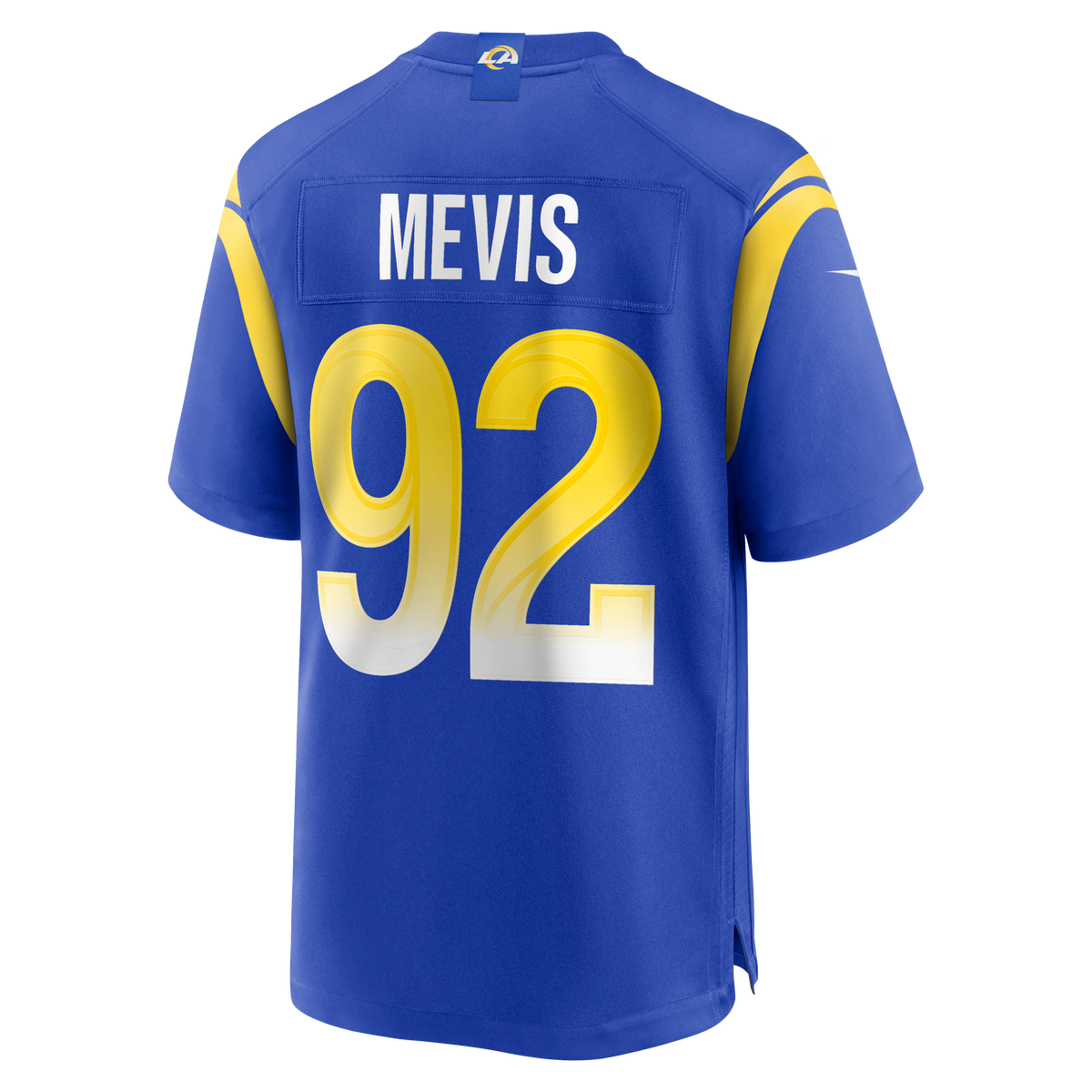 Men's Los Angeles Rams Harrison Mevis Nike  Royal Team Game Jersey
