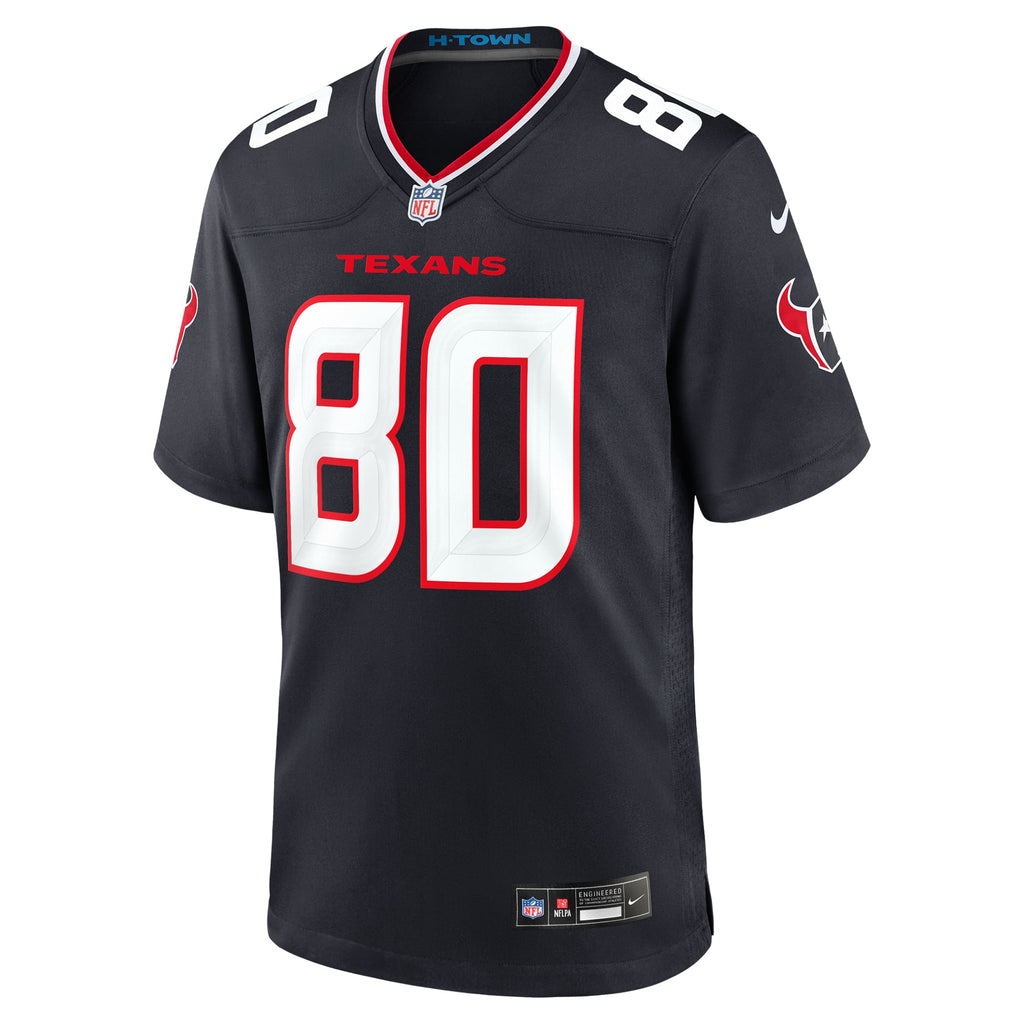 Men's Houston Texans Andre Johnson Nike  Navy Team Retired Player Game Jersey