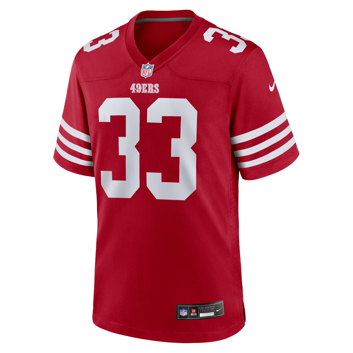Men's San Francisco 49ers Siran Neal Nike  Scarlet Team Game Jersey