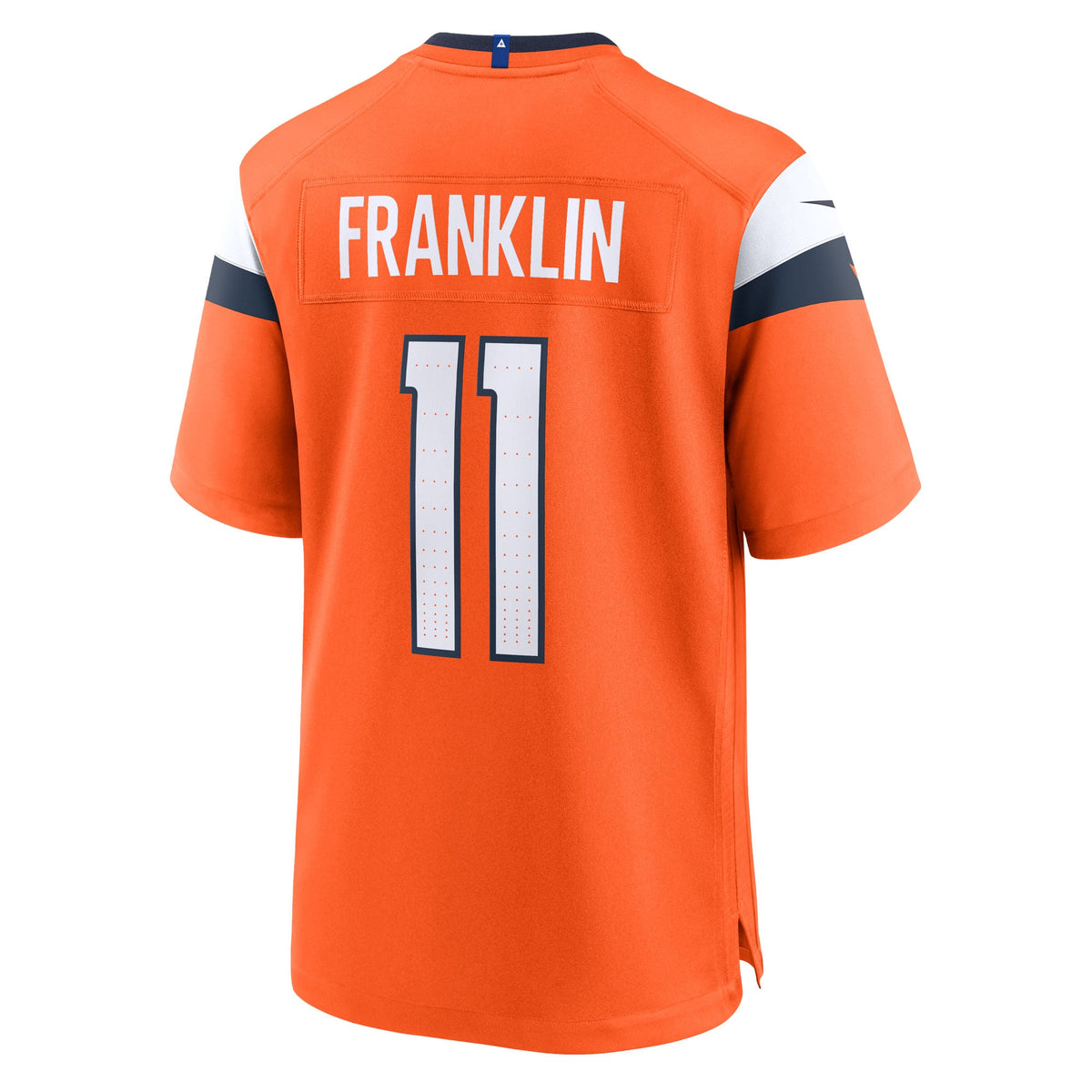 Men's Denver Broncos Troy Franklin Nike  Orange Team Game Jersey