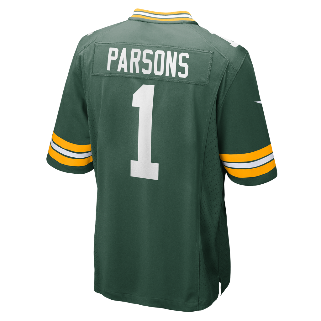 Men's Green Bay Packers Micah Parsons Nike White Game Player Jersey
