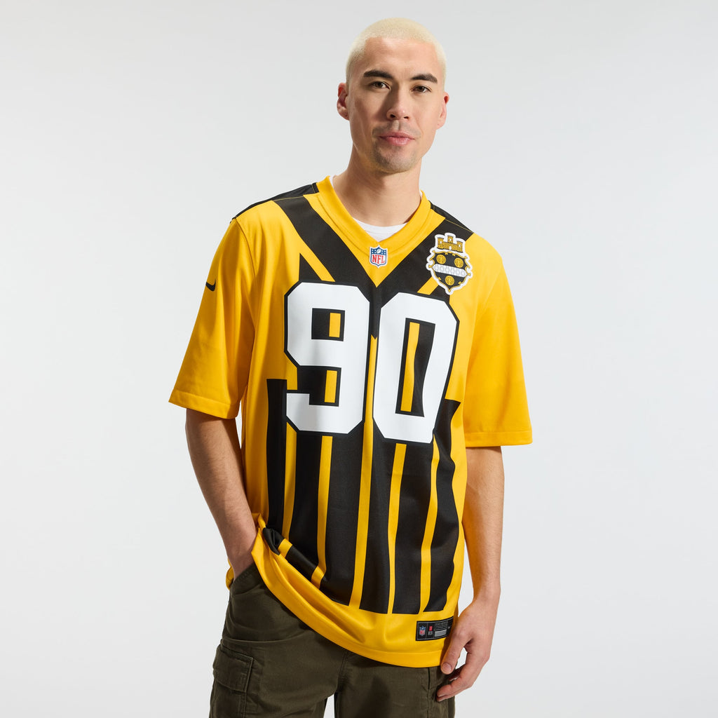 Men's Pittsburgh Steelers T.J. Watt Nike Black Game Jersey
