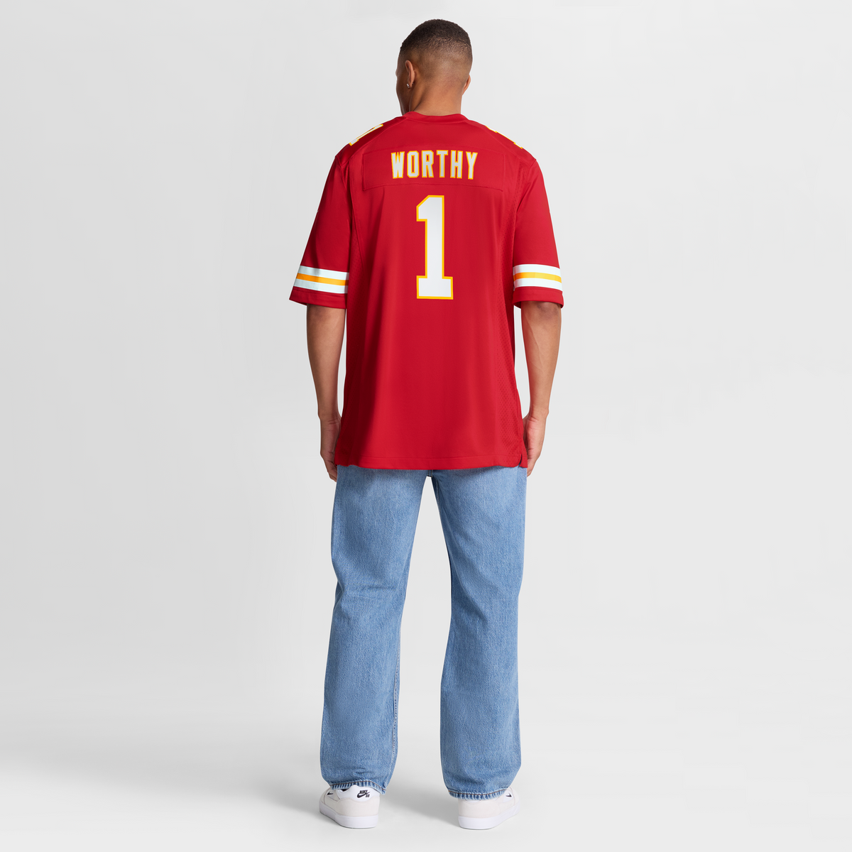 Men's Kansas City Chiefs Xavier Worthy Nike Red  Player Game Jersey