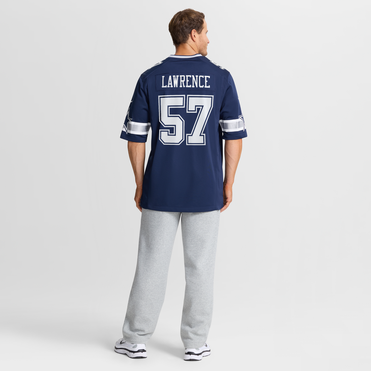 Men's Dallas Cowboys Malachi Lawrence Nike White Game Jersey
