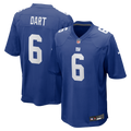 Men's New York Giants Jaxson Dart Nike Royal Team Game Jersey