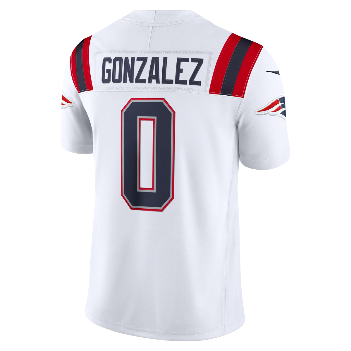 Men's New England Patriots Christian Gonzalez Nike Navy Team Vapor F.U.S.E. Stitched Limited Jersey