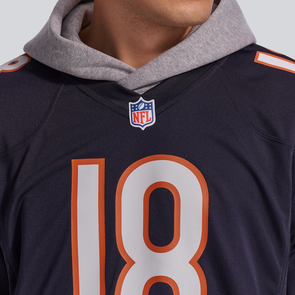 Men's Chicago Bears Caleb Williams Nike White First Round Pick Player Game Jersey