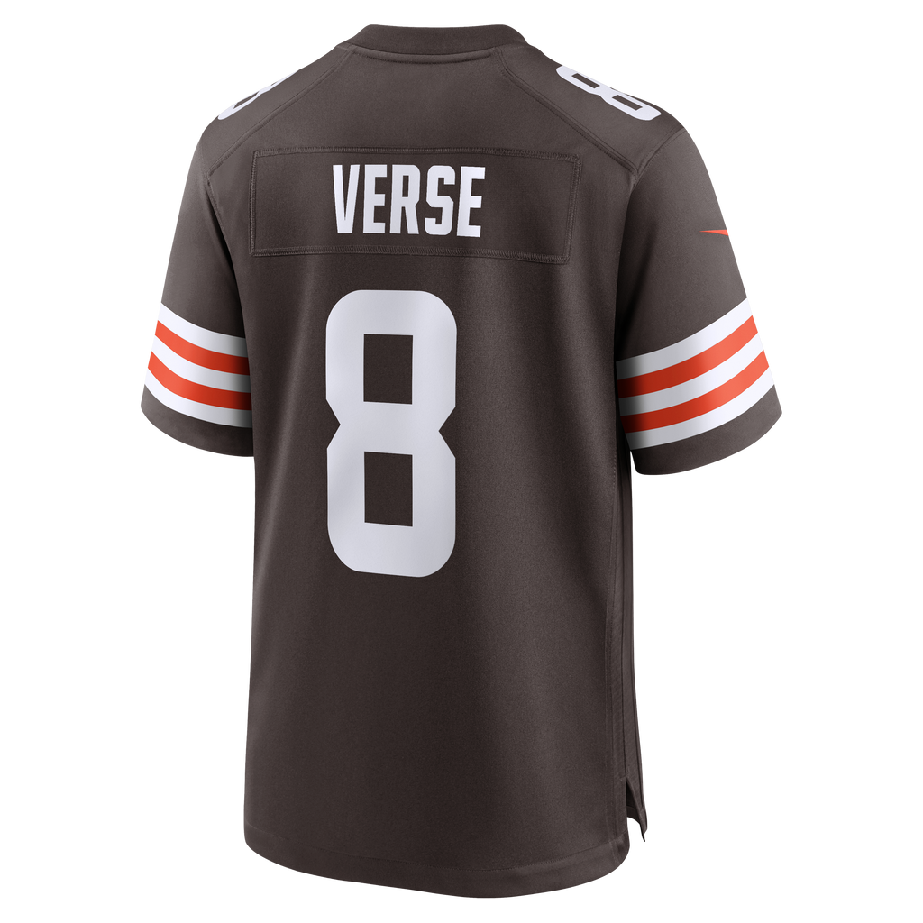 Men's Cleveland Browns Jared Verse Nike Brown Men's Nike Game Jersey