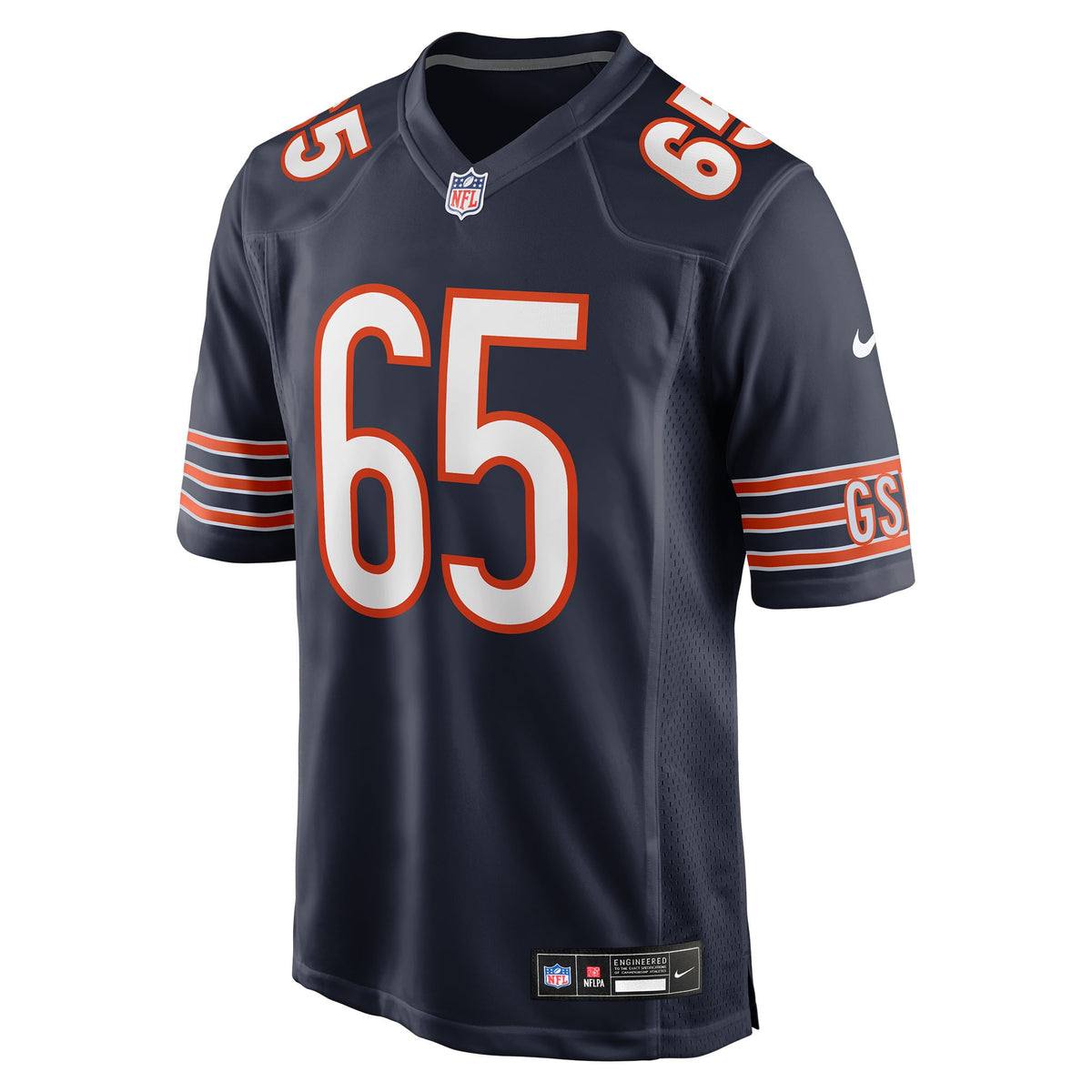 Men's Chicago Bears Luke Newman Nike  Navy Team Game Jersey
