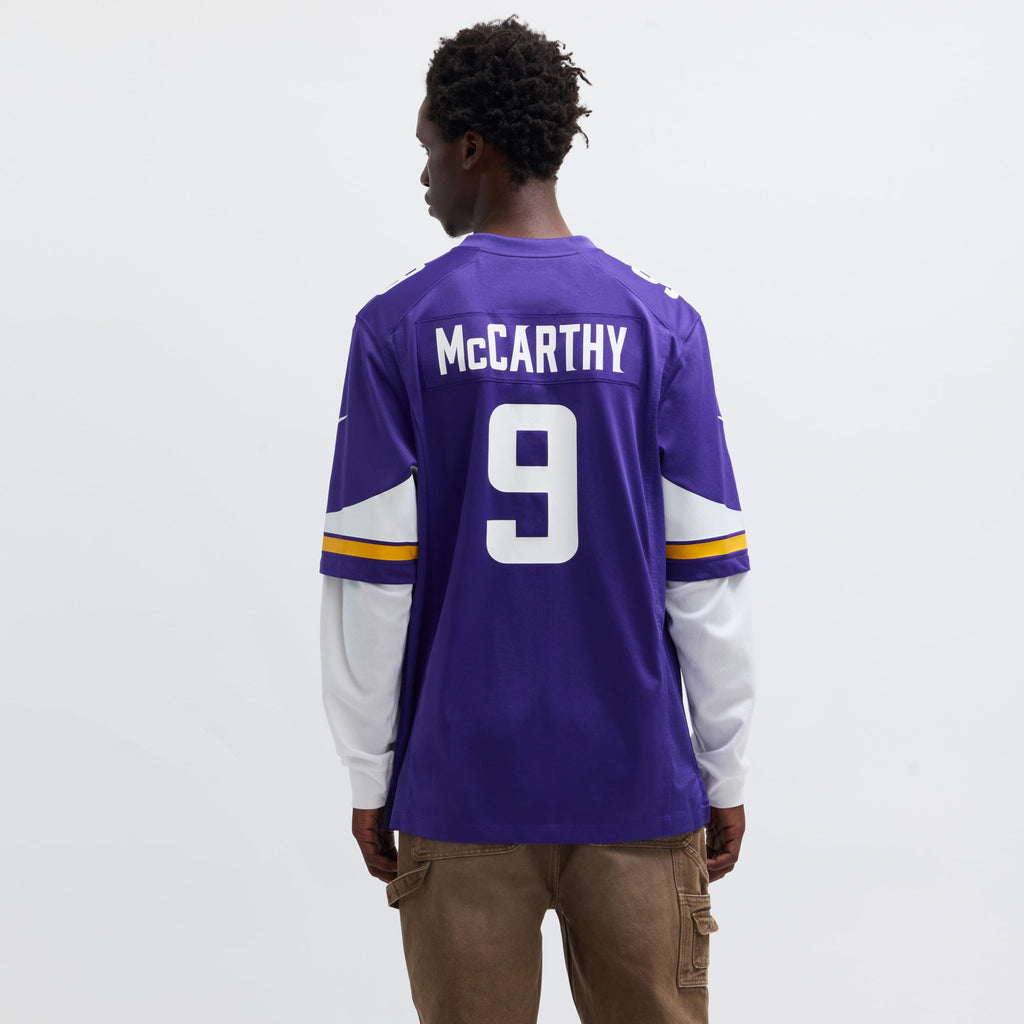 Men's Minnesota Vikings J.J. McCarthy Nike White Alternate Game Player Jersey