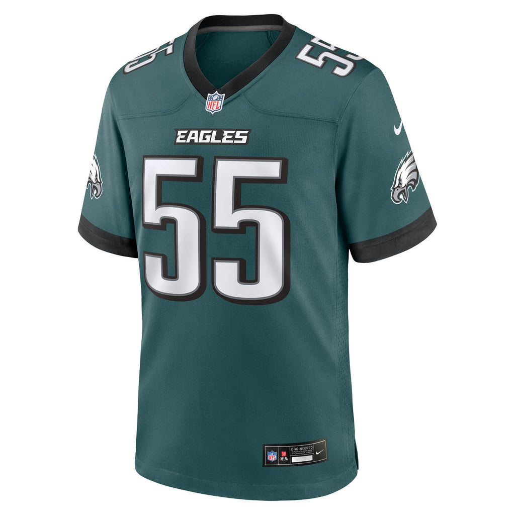 Men's Philadelphia Eagles Brandon Graham Nike  Midnight Green Team Game Jersey