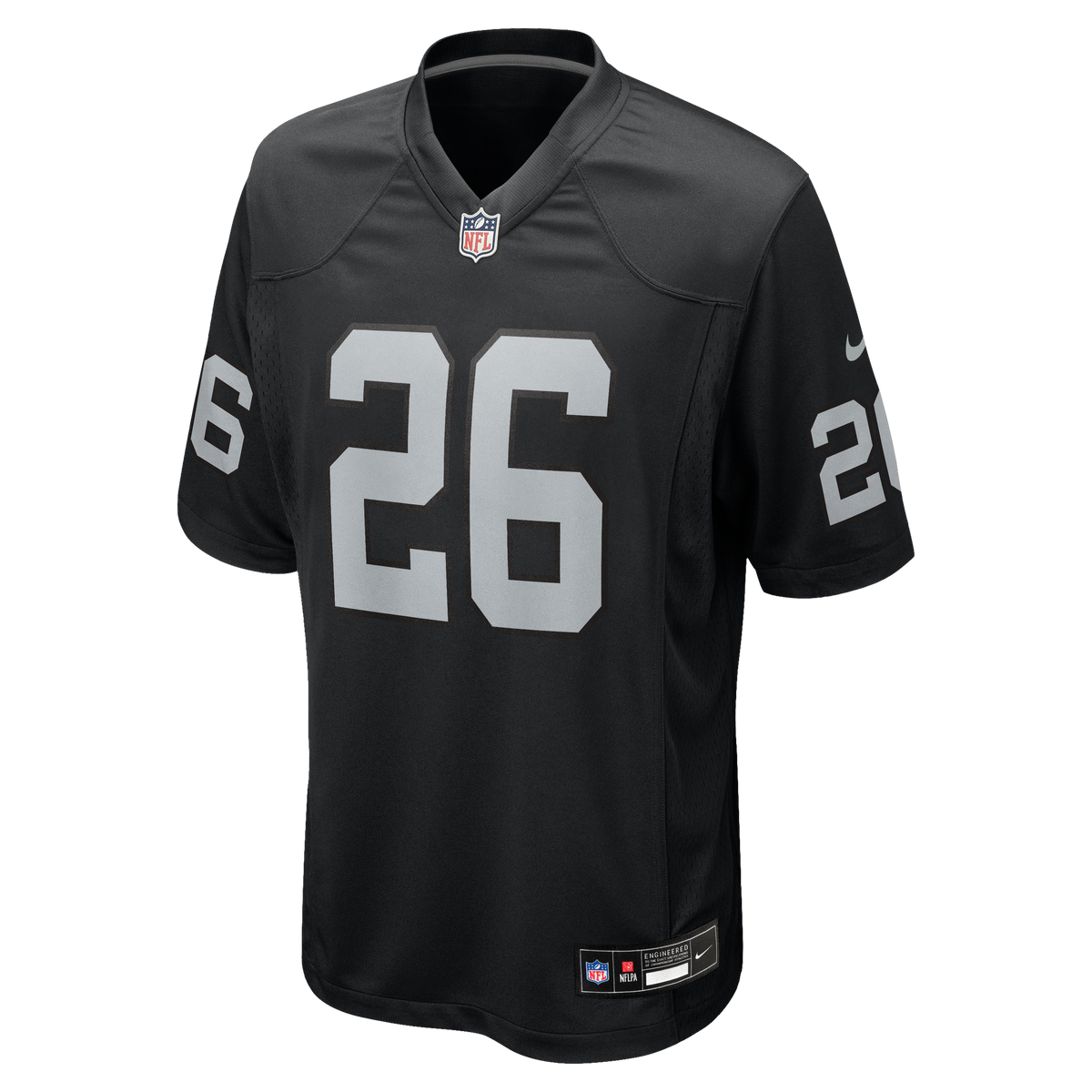 Men's Las Vegas Raiders Darien Porter Nike  Black Team Game Jersey
