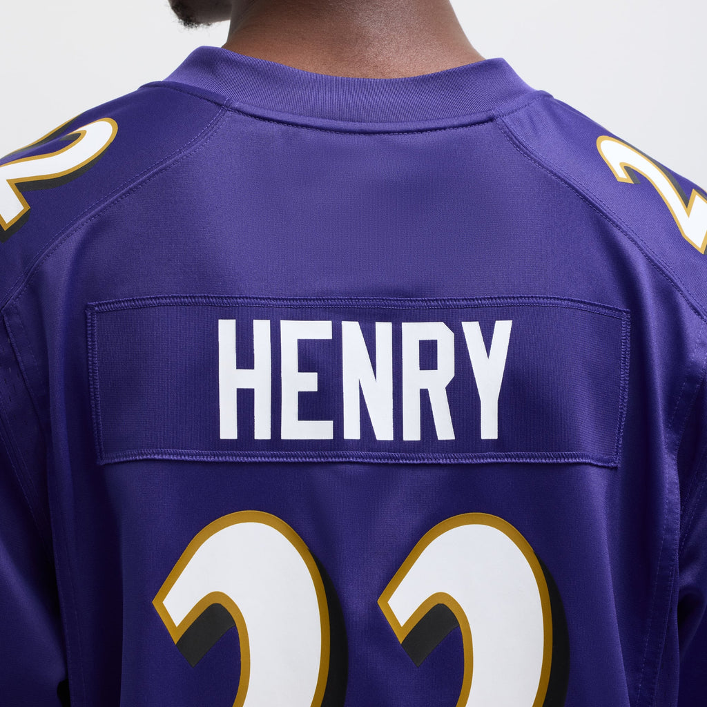 Men's Baltimore Ravens Derrick Henry Nike Purple Game Player Jersey