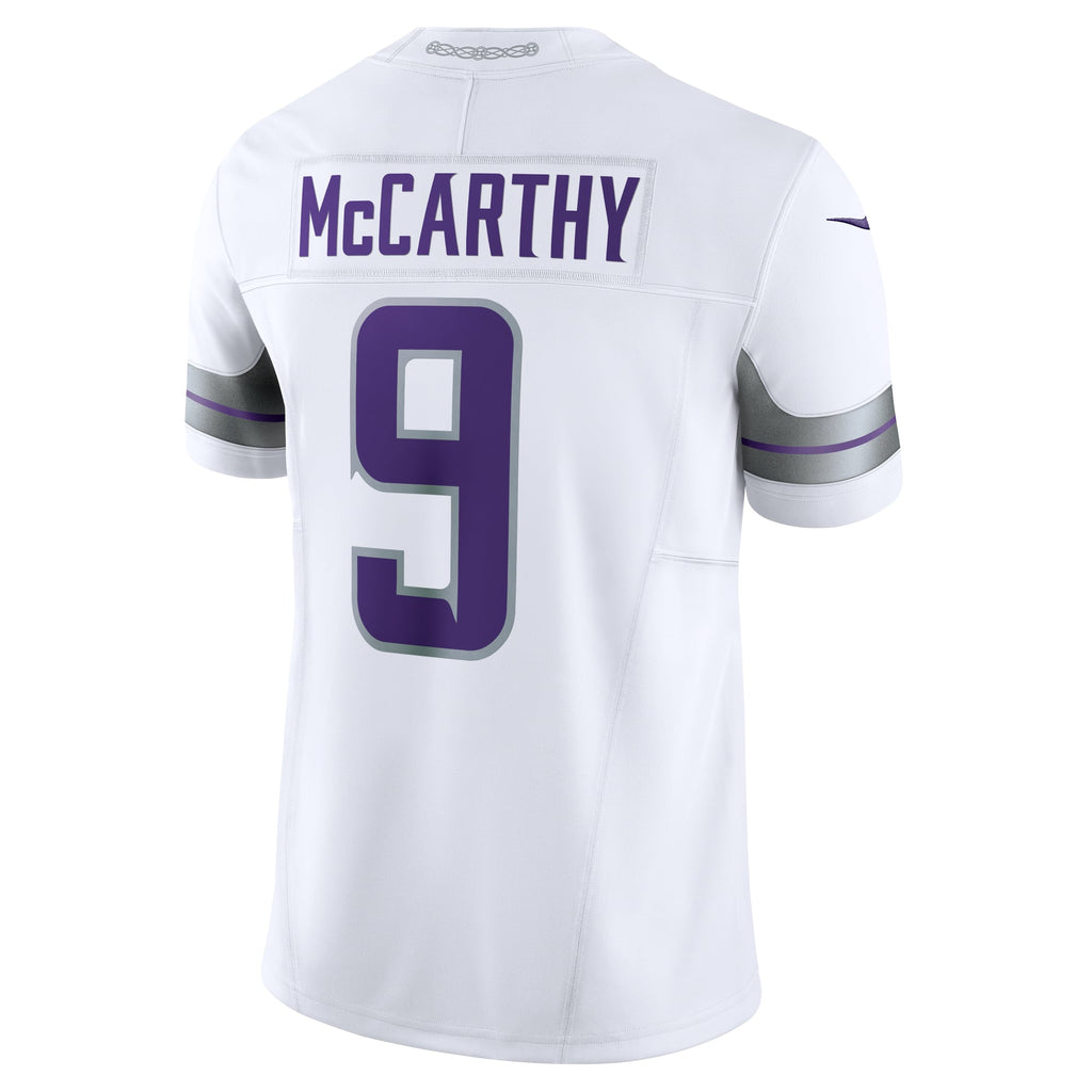 Men's Minnesota Vikings J.J. McCarthy Nike White Vapor F.U.S.E. Limited Jersey