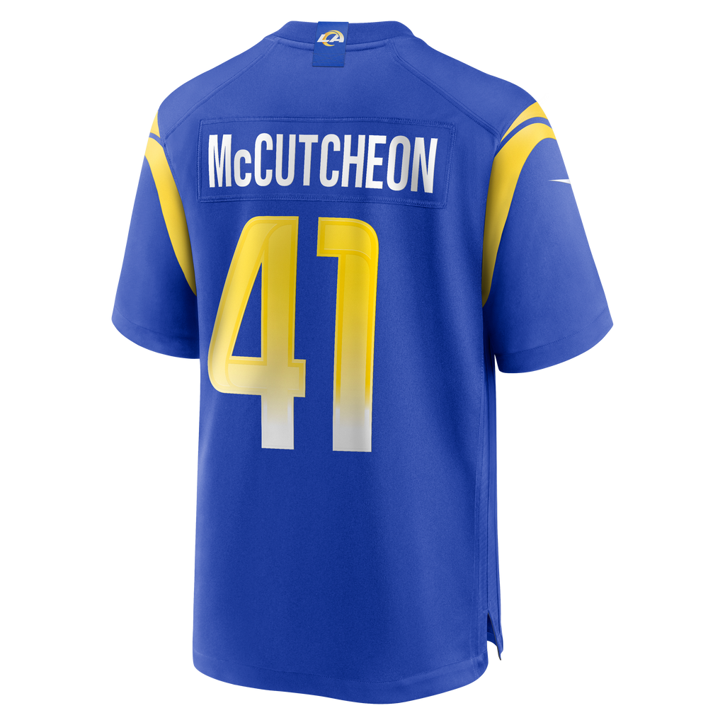 Men's Los Angeles Rams Cameron McCutcheon Nike Royal  Game Jersey