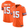 Men's Denver Broncos Nik Bonitto Nike Orange Alternate Mile High Collection 1977 Throwback Vapor F.U.S.E. Stitched Limited Jersey