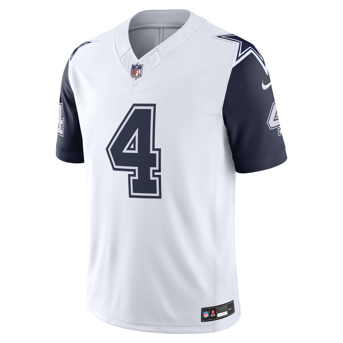 Men's Dallas Cowboys Dak Prescott Nike White Alternate Vapor F.U.S.E. Stitched Limited Jersey