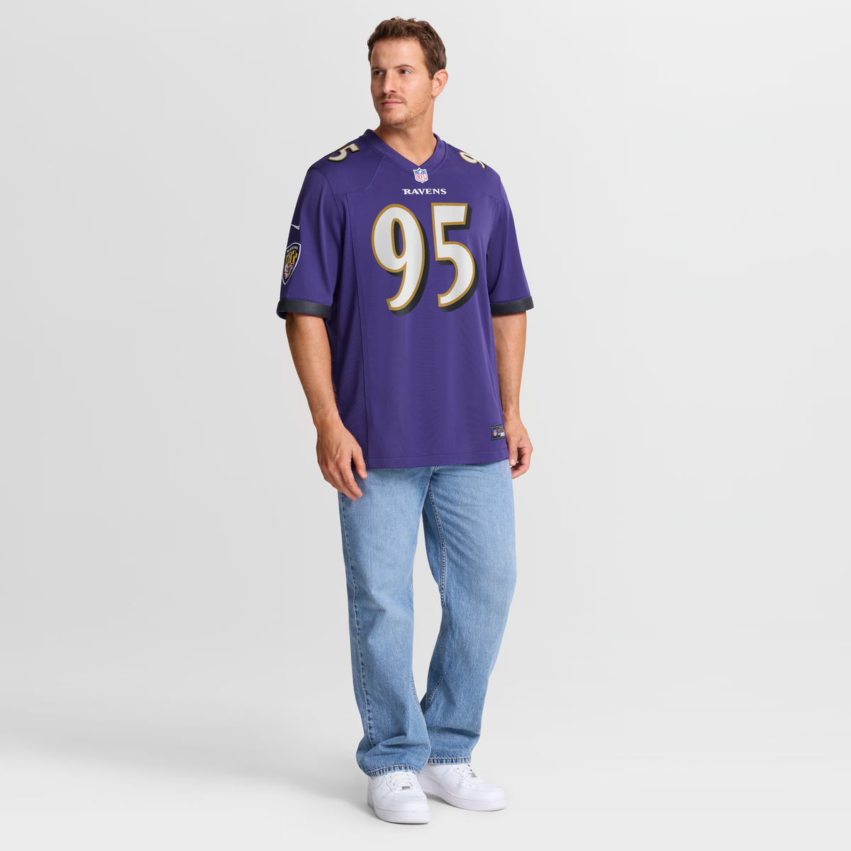 Men's Baltimore Ravens Tavius Robinson Nike  Purple Team Game Jersey