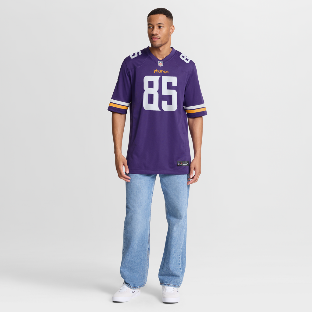 Men's Minnesota Vikings Ben Yurosek Nike  Purple Team Game Jersey