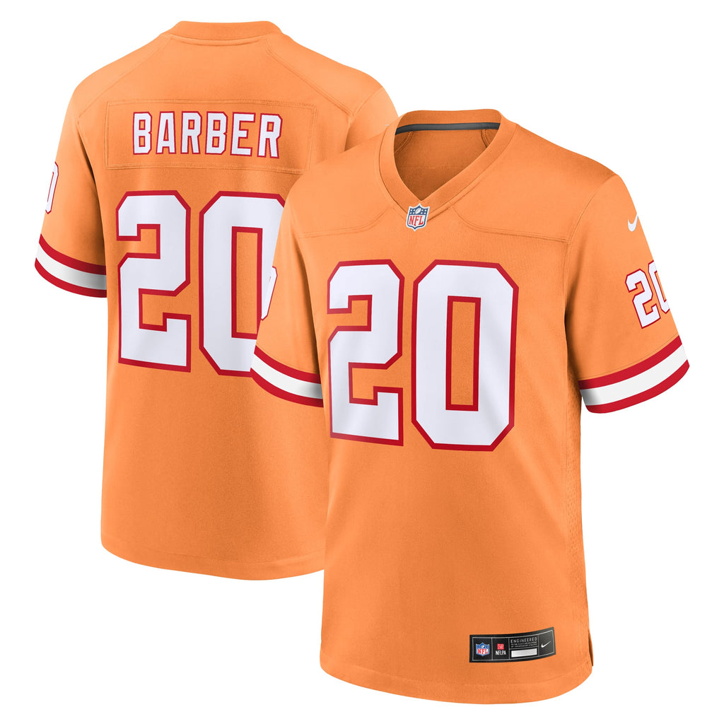 Men's Tampa Bay Buccaneers Ronde Barber Nike Orange Retired Player Alternate Game Jersey