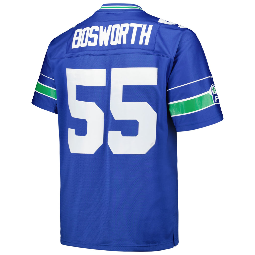 Men's Seattle Seahawks Brian Bosworth Mitchell & Ness Royal Big & Tall 1987 Legacy Retired Player Jersey