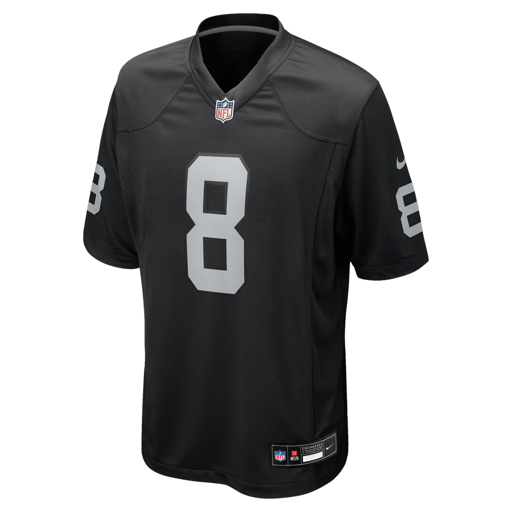 Men's Las Vegas Raiders Kirk Cousins Nike  Black Team Game Jersey