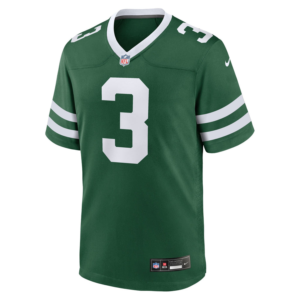 Men's New York Jets John Metchie III Nike Legacy Green Team Game Jersey