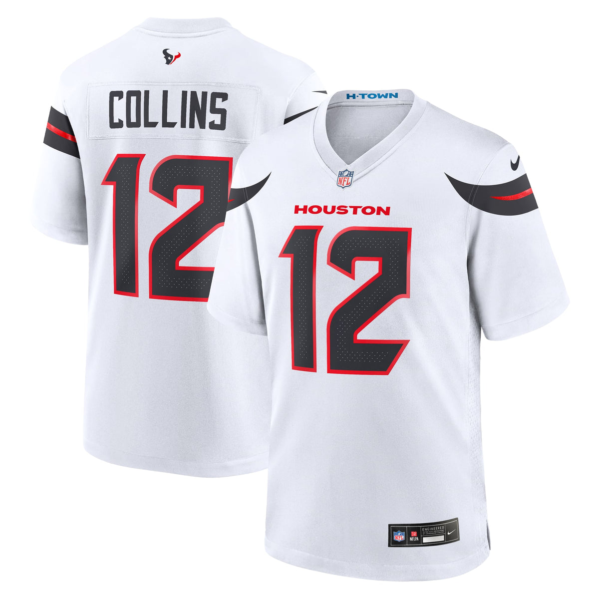Men's Houston Texans Nico Collins Nike  Red Alternate Game Jersey