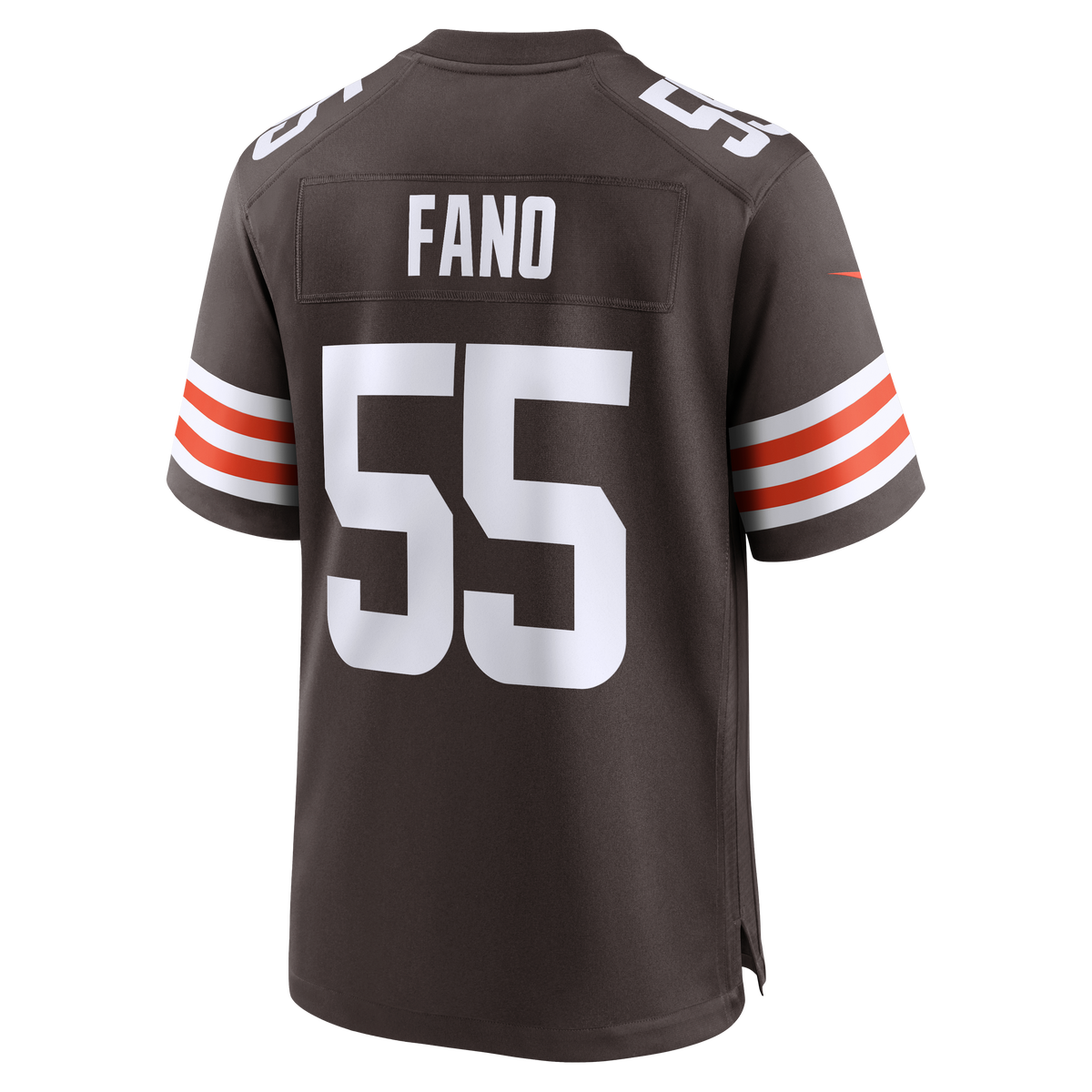 Men's Cleveland Browns Spencer Fano Nike Brown Team Game Jersey