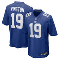 Men's New York Giants Jameis Winston Nike  Royal Team Game Jersey