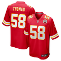 Men's Kansas City Chiefs Derrick Thomas Nike Red Game Retired Player Jersey