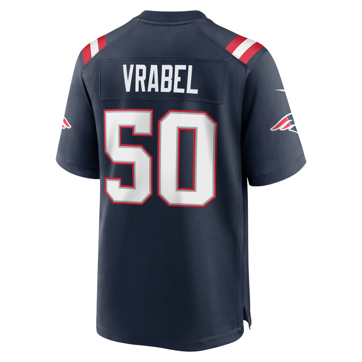 Men's New England Patriots Mike Vrabel Nike  White Retired Player Game Jersey