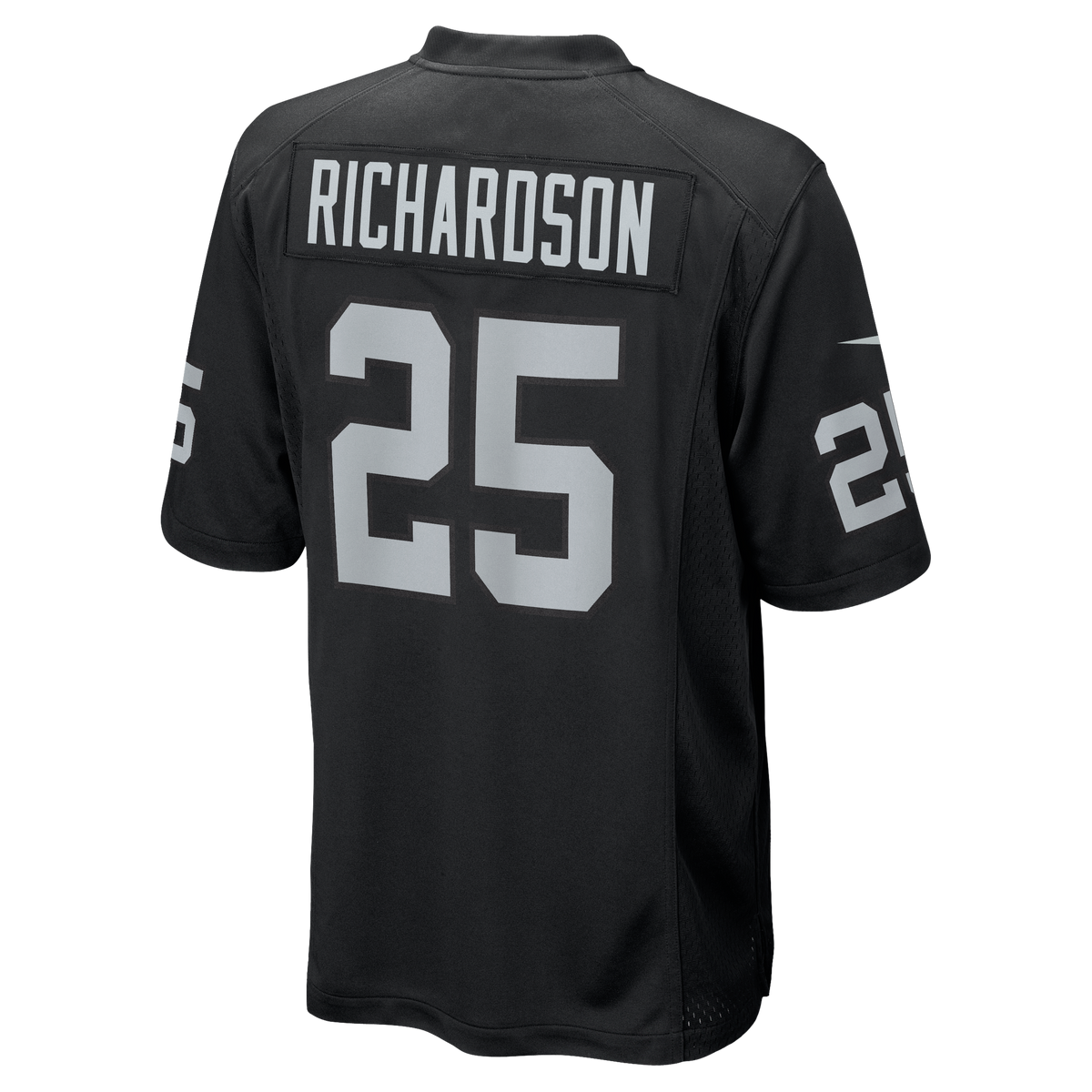 Men's Las Vegas Raiders Decamerion Richardson Nike  Black Team Game Jersey