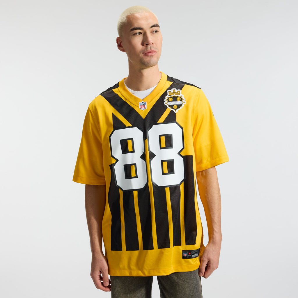 Men's Pittsburgh Steelers Pat Freiermuth Nike Black Game Jersey