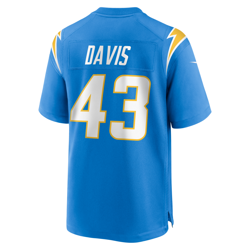 Men's Los Angeles Chargers Michael Davis Nike Powder Blue Game Jersey