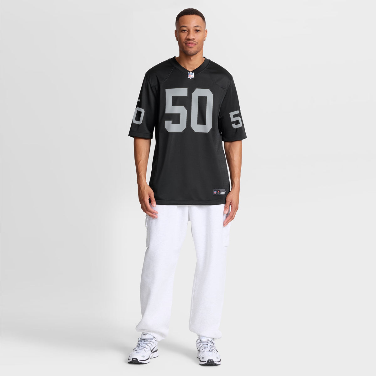 Men's Las Vegas Raiders Jacob Bobenmoyer Nike Black Game Player Jersey